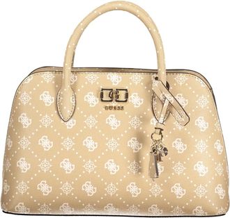 Guess Emelie Logo Bag - Dames - Handtassen - Beige - ONE Size - Tassen