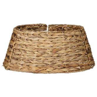 MiCa Decorations Falda para &aacute;rbol de navidad marr&oacute;n h26xb58xl58cm