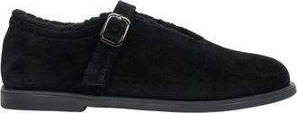 Estro & Luminara Schoenen, Dames, Zwart, 40 EU, Leer, Velvet Elegance Ballerina Flats