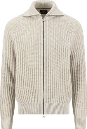 Fynch-Hatton Cardigan in Maglia con Zip - - Knitwear - Donna - Bianco - L