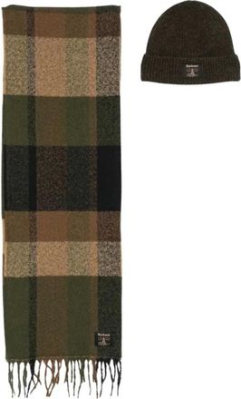 Barbour Westerdale Muts & Sjaal Set - Heren - Accessoires - Veelkleurig - Maat: ONE Size Poliester
