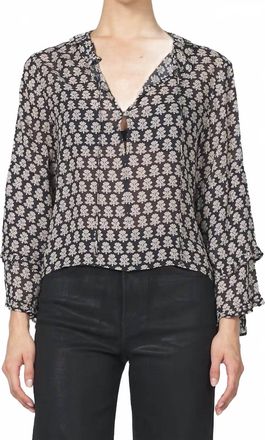 Dear John Denim Jacquel Blouse In Black