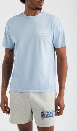 Museum of Peace and Quiet Scribble Cotton Graphic T-Shirt in Baby Blue at Nordstrom, Size Xx-Large