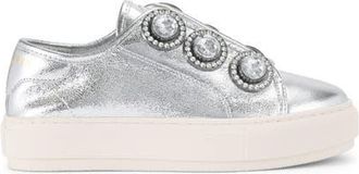Kurt Geiger Laney Octavia Platform Sneaker in Silver at Nordstrom, Size 8.5Us