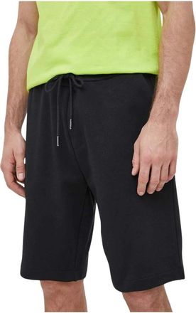 Joop Drawstring Shorts - Heren - Korte Broeken - Zwart - L - Katoen - Korte Broeken