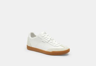 Coach Mens Brady Sneaker in White, Size 11.5