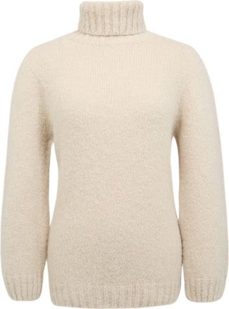Celtic & Co. Alpaca Cott Slch Turtleneck Sweater in Oatmeal at Nordstrom, Size Medium