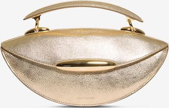 Zimmermann Schultertasche aus Metallic-Leder Wavelength
