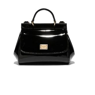 Dolce & Gabbana Handbags, female, Black, Size: ONE SIZE Black Shoulder Bag for Girls
