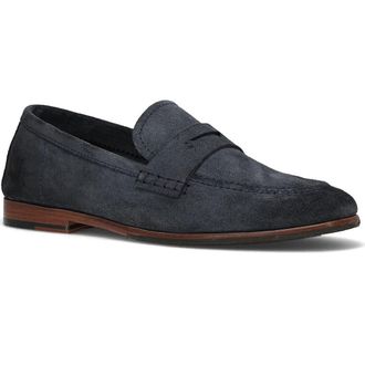 Frye Graham Penny Loafer in Midnight Blue at Nordstrom, Size 11.5