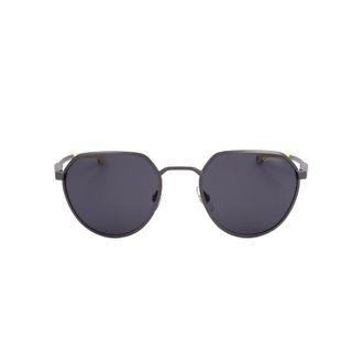 Carrera Mens Silver Tone Round Sunglasses CARDUC 036/S-2