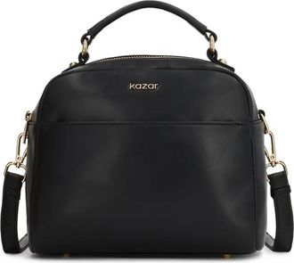 Kazar Zwarte leren handtas - Dames - Handtassen - Zwart - ONE Size - Leer - Tassen