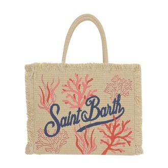 MC2 Saint Barth Tote Bags, female, Beige, Size: ONE SIZE Vani021 09064L Tote Bag