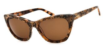 Bebe BB7254 200 Womens Sunglasses Brown Size 56