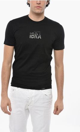 Dsquared2 Crew Neck IBRA T-Shirt with Ton sur Ton Print size S