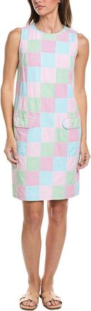 Brooks Brothers Seersucker Patchwork Shift Dress
