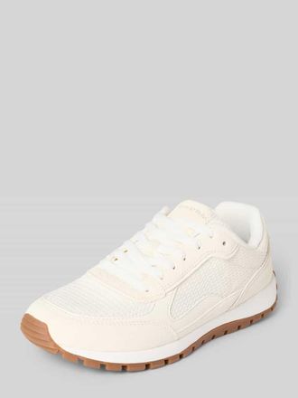 Marc O'Polo Low Top Sneaker aus Leder-Textil-Mix in Offwhite, Gr&ouml;&szlig;e 36