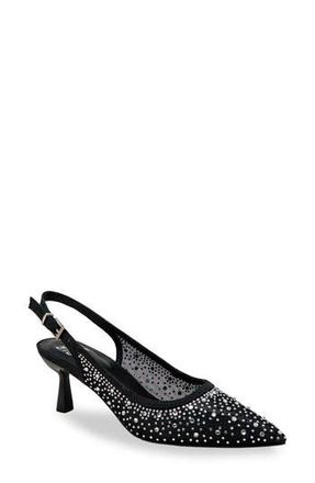 Chase + Chloe by Intouch Footwear Pointed Toe Slingback Pump in Black at Nordstrom Rack, Size 8.5