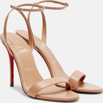 Christian Louboutin Miss Z 100 leather sandals