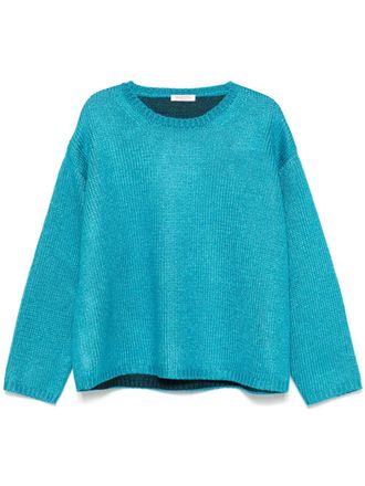 Valentino Garavani high-shine finish sweater - Blue