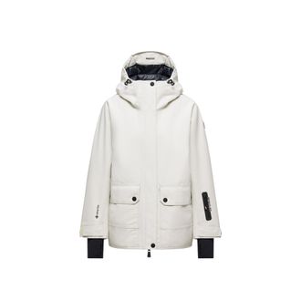 Moncler Moncler Bwindi Hooded Gore-tex Ski Jacket, Women, White, Size: 1