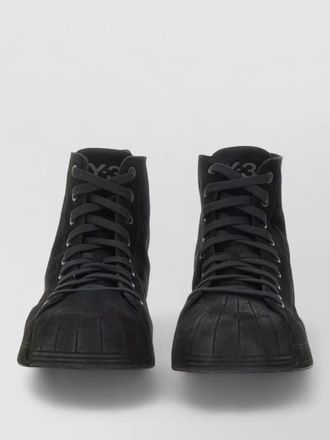 Yohji Yamamoto nizzastar high top boots rubber sole
