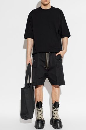 Rick Owens Cotton T-shirt, Mens, Black