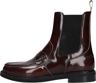 Stefano Lauran 12220 Enkellaarsjes - Dames - Chelseaboots - Bruin - 38 1/2 EU - Leer - Schoenen