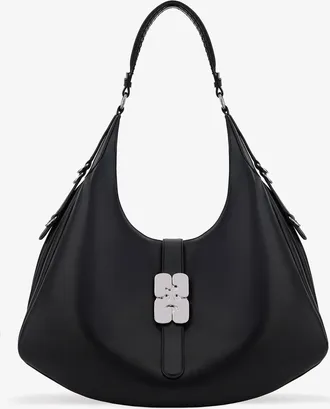 Ganni Black Large Kat Bag