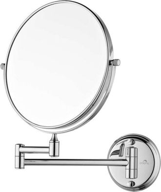 OEM Miroir De Maquillage - Double Face - Grossissement X3 - Rotation 360&deg; - Anti-humidit&eacute; - Pour Salle De Bain - 1 Pi&egrave;ce