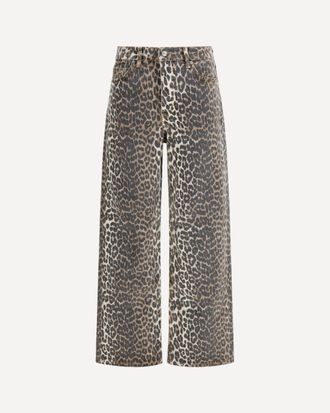 Ganni Animal print Jeans Female 27
