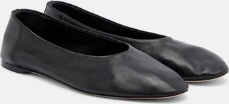 Toteme Leather ballet flats