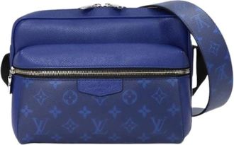 Louis Vuitton Pre-owned Cross Body Bags, male, Blue, Size: ONE SIZE Pre-owned Monogram Canvas Messenger Bag