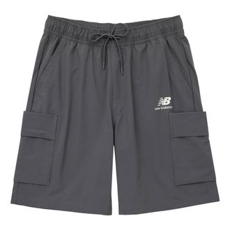 New Balance NBX Holiday Woven Pocket Shorts Asia Sizing Grey AMS32370-CTR