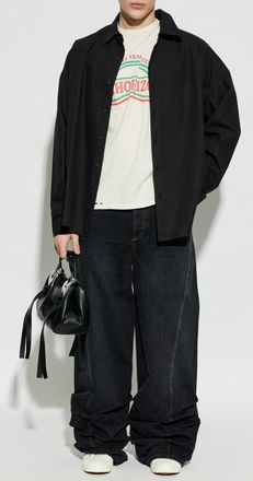 Willy Chavarria T-shirt Chorizo, Mens, Cream