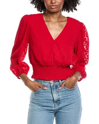 Shelli Segal Balloon Sleeve Blouse