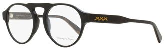 Ermenegildo Zegna EZ5188 Oval Keyhole Bridge Eyeglasses - Black