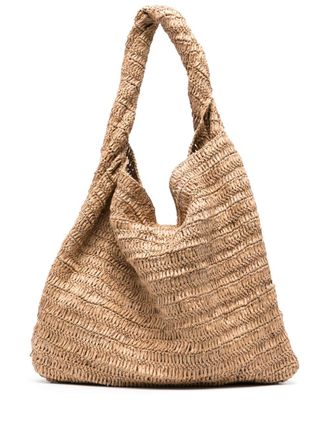 P.A.R.O.S.H. raffia tote bag - women - Cotton/Paper - OS - Neutrals