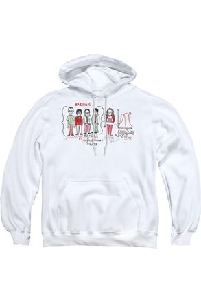 Gildan Big Bang Theory Bazinga Equation Adult Pull Over Hoodie / Hooded Sweatshirt