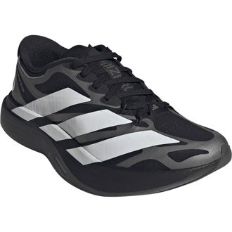 adidas Adizero Evo SL EXO Running Shoe in Black/White/Iron Met. at Nordstrom, Size 10.5