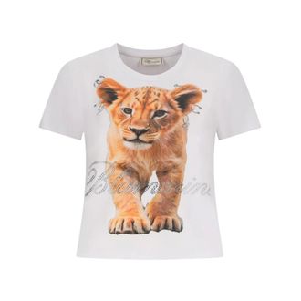 Blumarine Mujer, Camisetas, Blanco, Talla: S