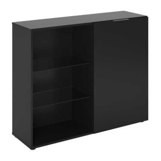 OEM Peque&ntilde;o Mueble De Almacenamiento - Decoraci&oacute;n Negra - L99,1 X A81,3 X P31,5 Cm - Fabricado En Alemania