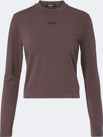 Jacquemus Gros Grain cotton-blend jersey T-shirt