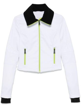 Khrisjoy Ski-jack met glitters detail - Wit