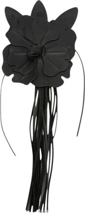 Pinko Llavero floral de piel - Accessories - Mujer - Negro - ONE SIZE