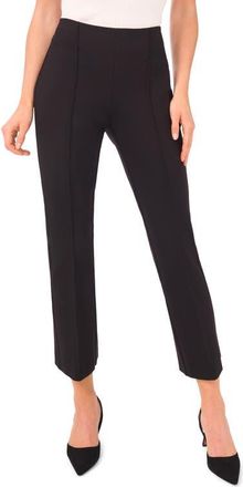 Ted Baker Pintuck Pleat Ponte Pants in Rich Black at Nordstrom, Size X-Large