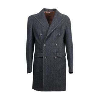 Barba Jassen, Heren, Grijs, 2Xl, Wol, Barba Coats