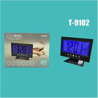Trade Shop Trade Shop - Sveglia Orologio Led Multifunzione Temperatura Illuminazione Display T-9102