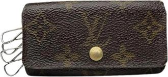 Louis Vuitton Pre-owned leren sleutelhanger - unisex - Vintage Accessoires - Bruin - ONE Size - Leer - Vintage