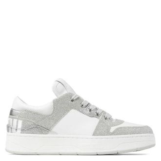 Jimmy Choo London Florent/F Low-Top Glitter Sneakers, Brand Size 34.5 ( US Size 4.5 )